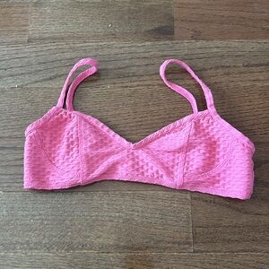Rachel comey pink revival bikini top - small
